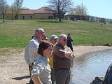 Team LuxBel watching Casting Demo 1